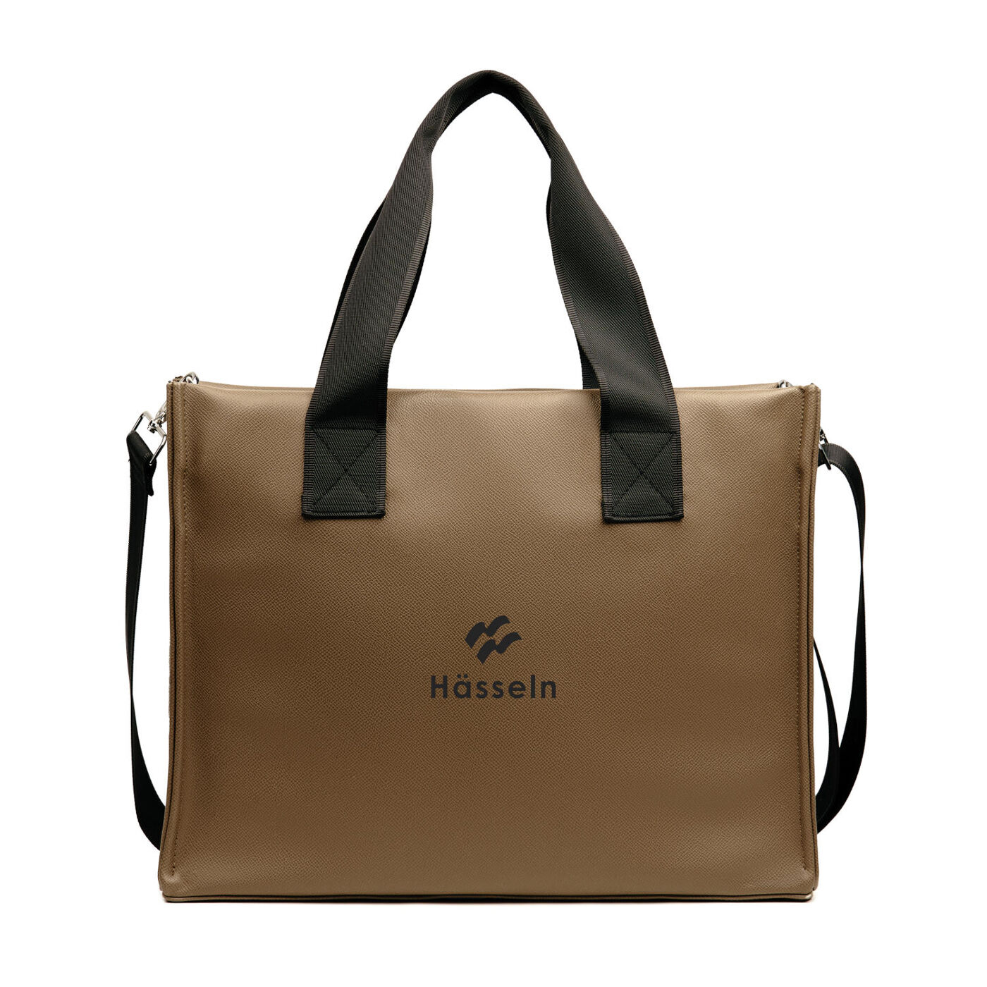 Bermond Leather-Look PU Laptop Tote Bag (sample branding)