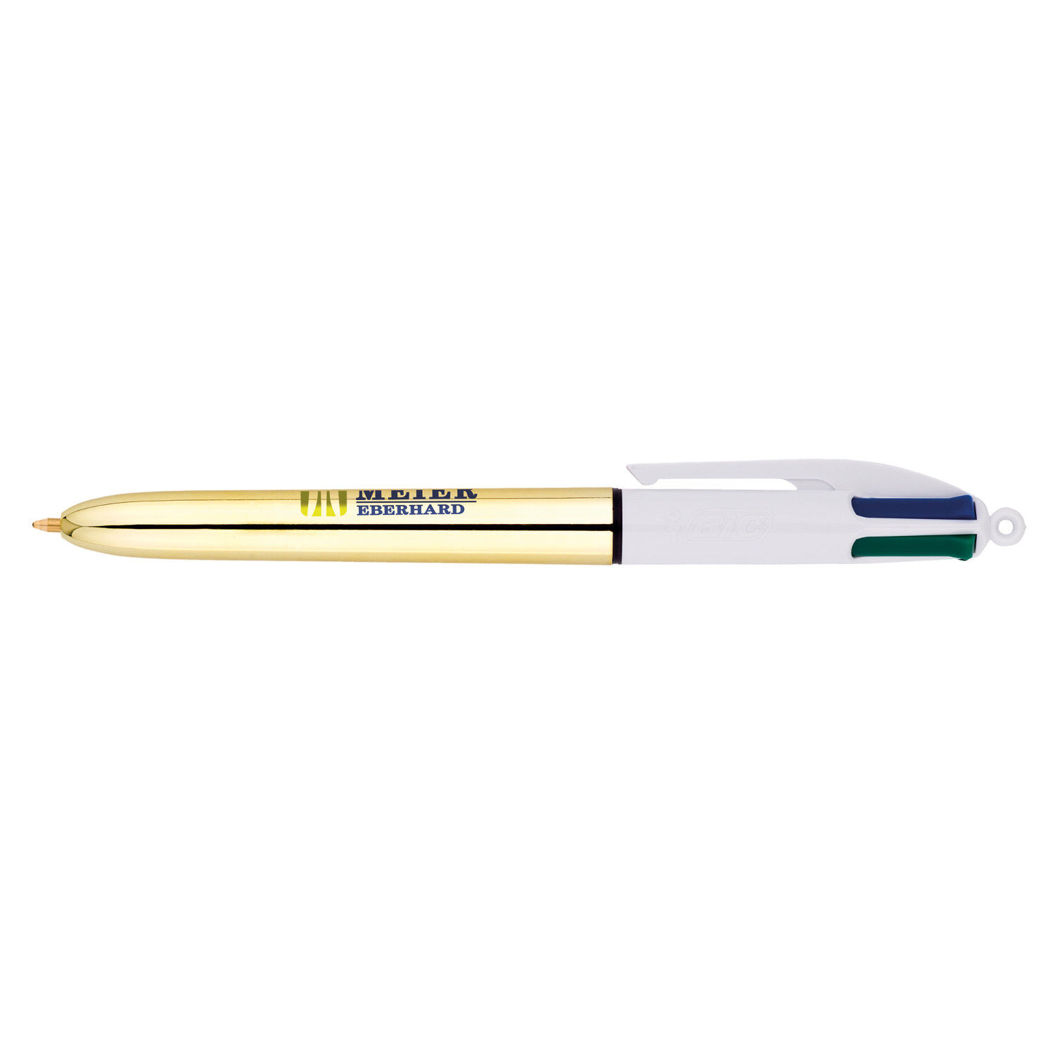 BIC 4-Colours Shine (gold with sample branding)