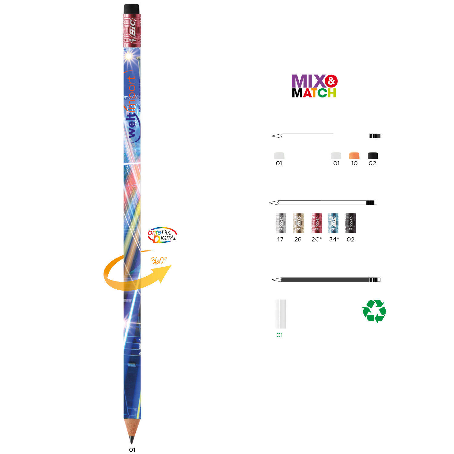 BIC Evolution (mix and match colours)