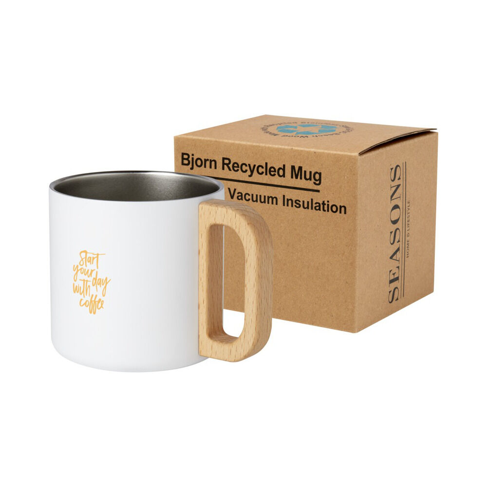 Bjorn Insulated Mug (white with sample branding)