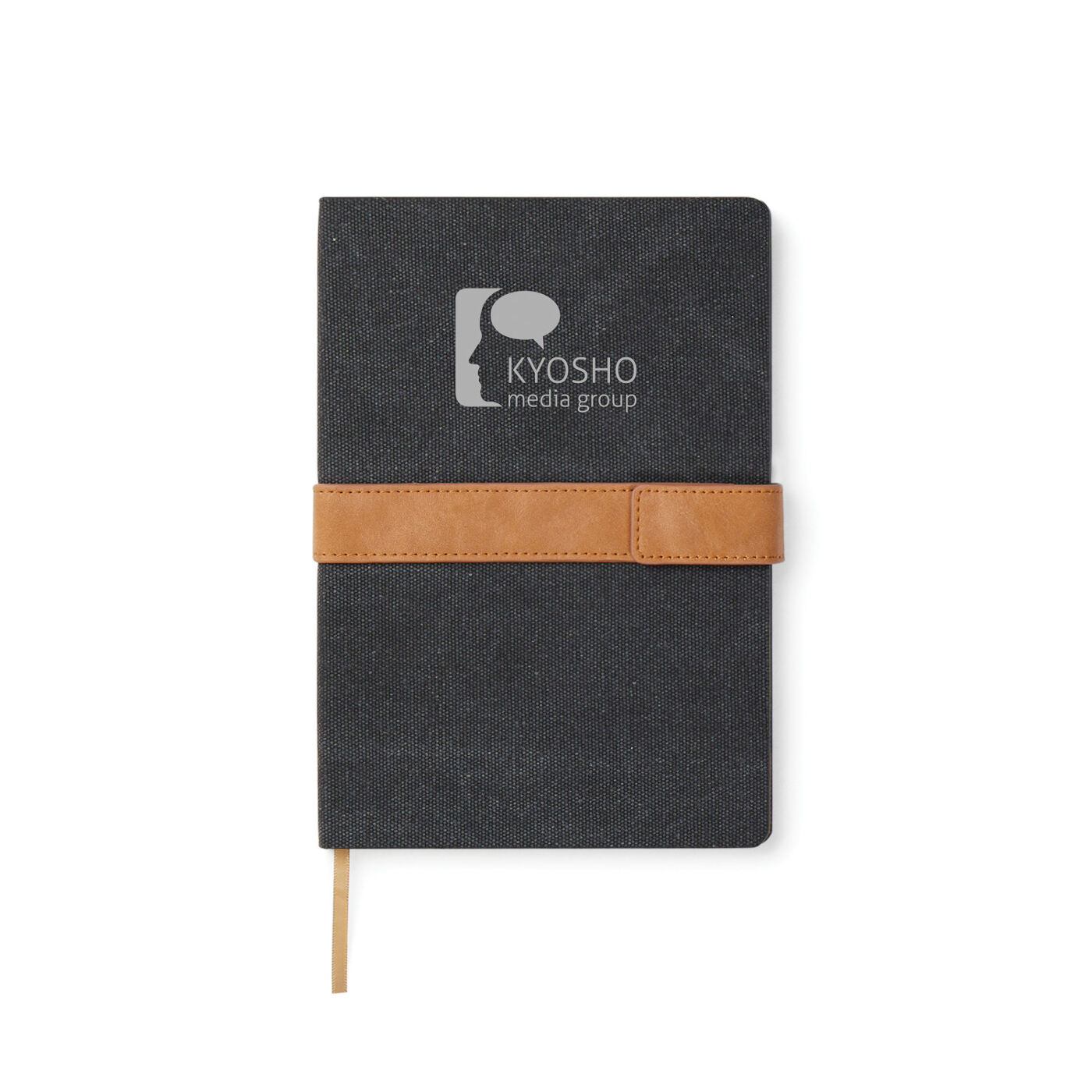 Bosler Recycled Canvas Notebook (sample branding)