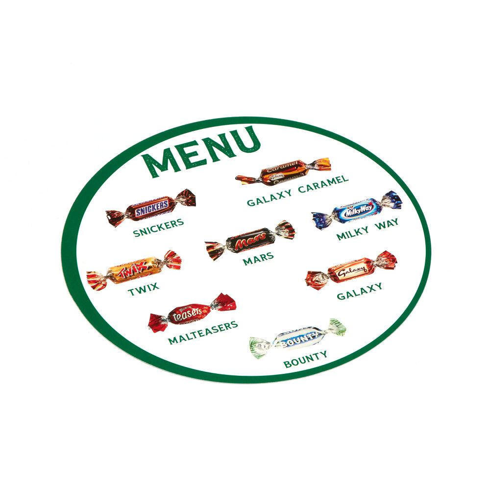 Branded Celebrations (brandable menu insert)