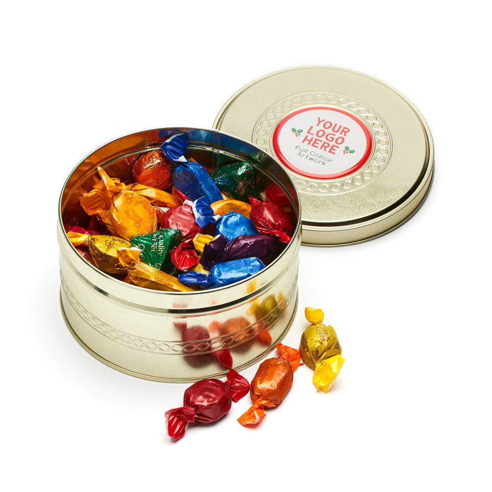 Branded Gold Tin of Quality Street