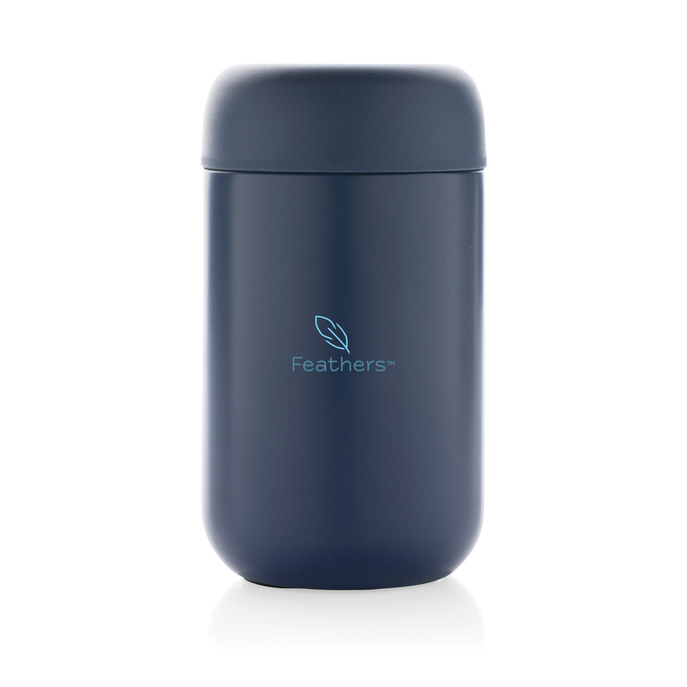 Brew Vacuum Tumbler (blue with sample branding)