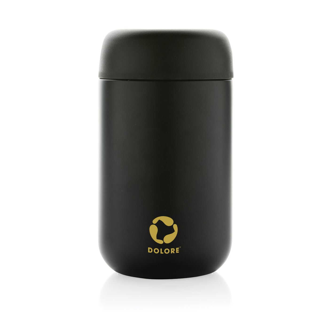 Brew Vacuum Tumbler (black with sample branding)