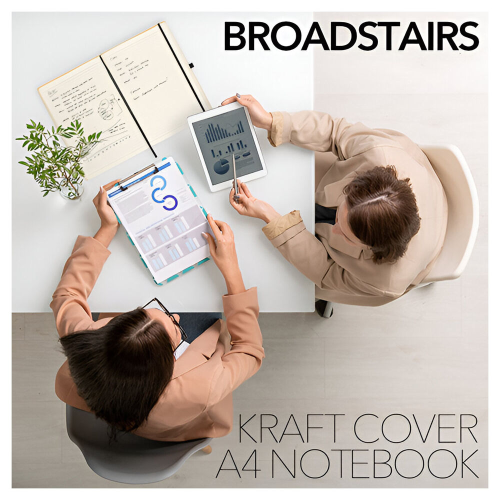 Broadstairs A4 Recycled Kraft Paper Notebook