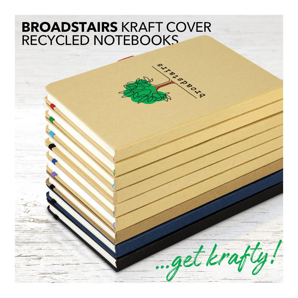 Broadstairs A5 Recycled Kraft Paper Notebook