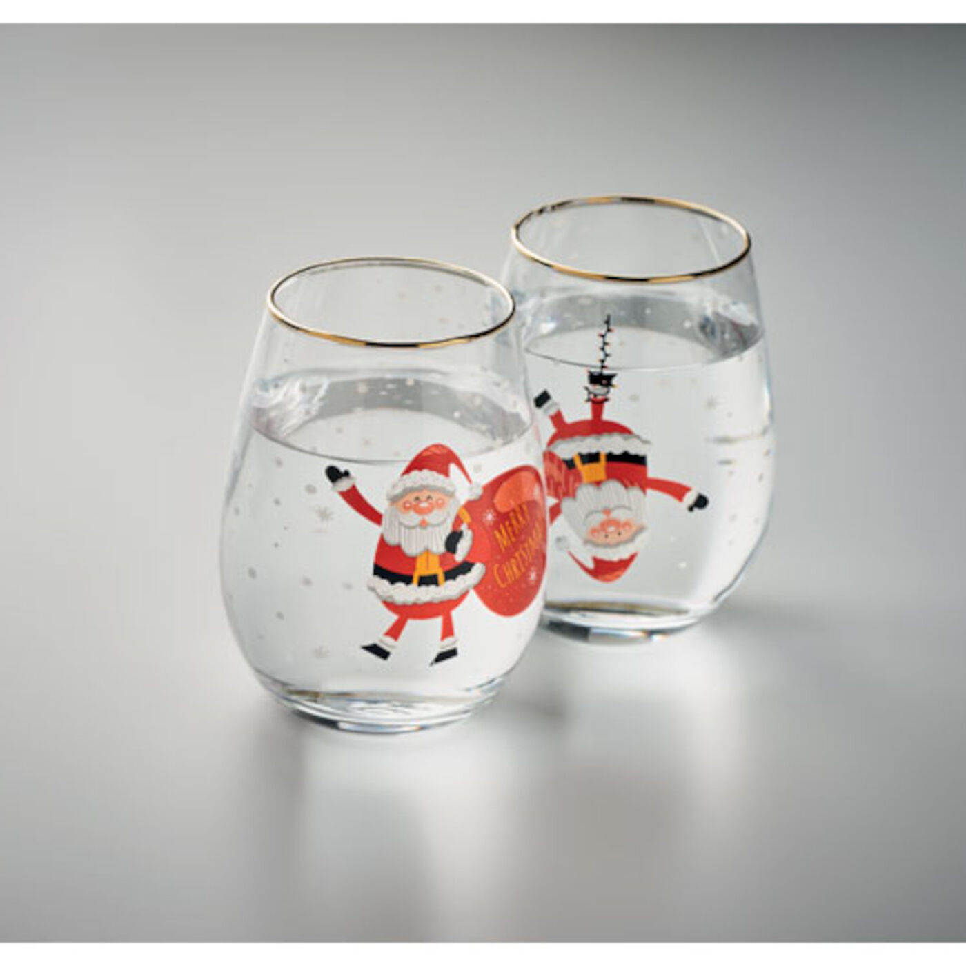 Christmas Glasses with Gift Box