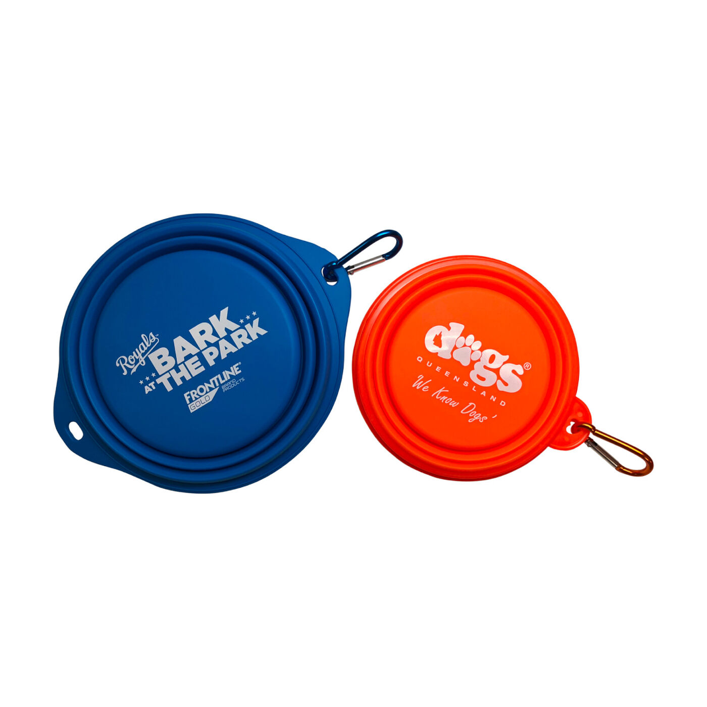 Collapsible Silicone Dog Bowl (sample branding)