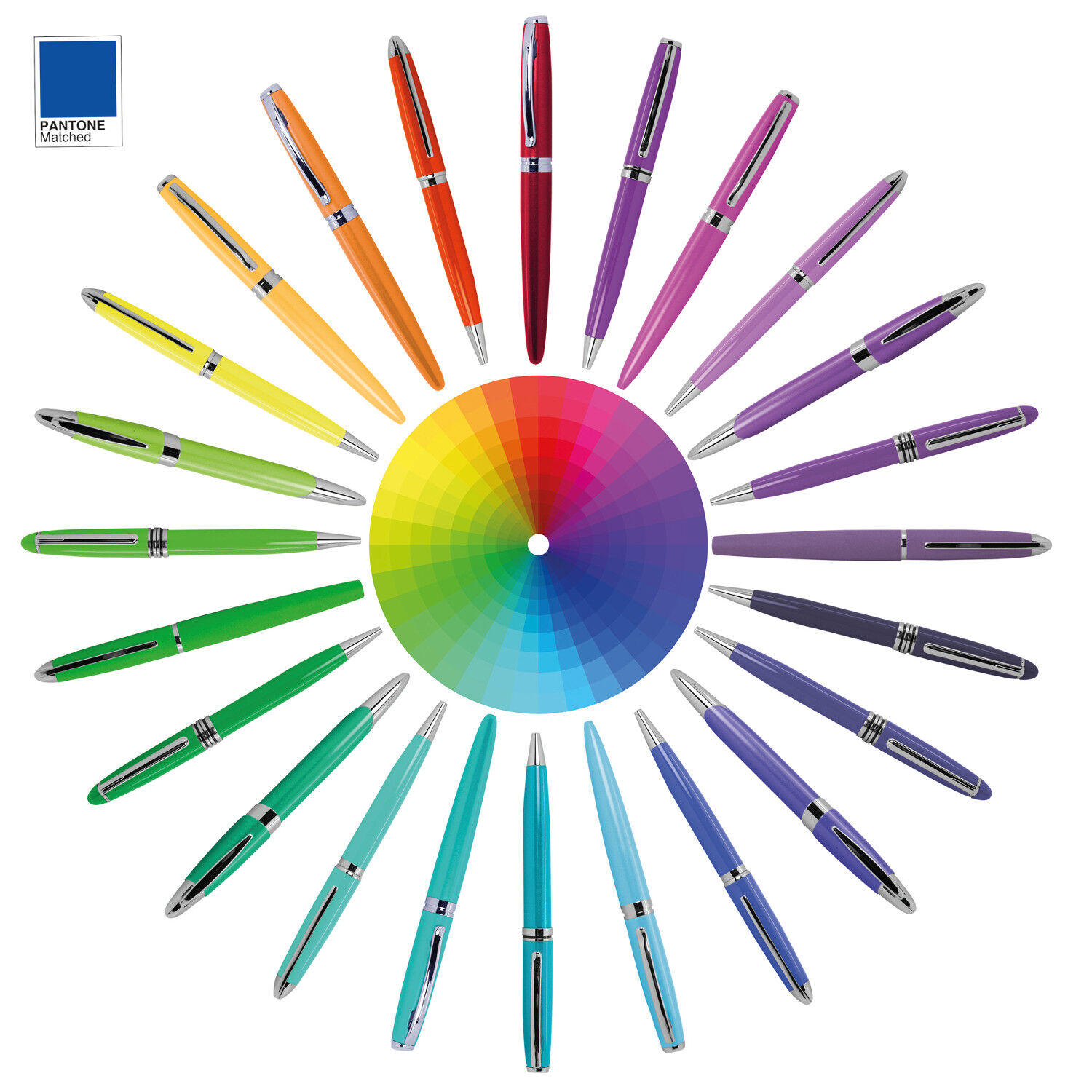 Coloured Metal ball Pens 