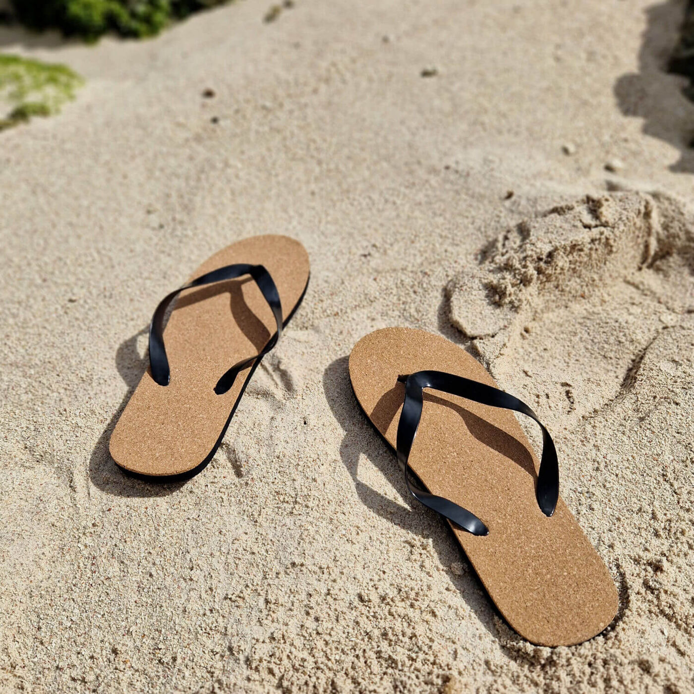 Cork Beach Flip Flops