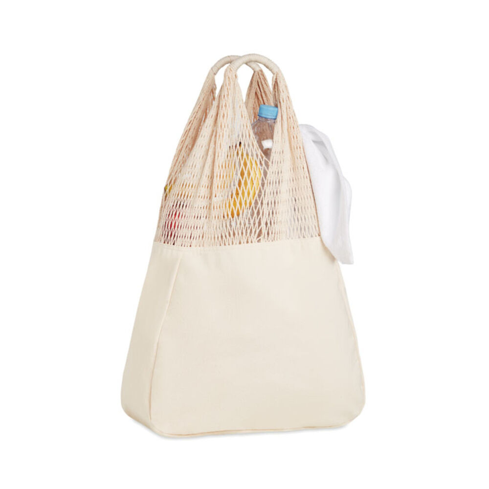 Cotton Mesh Beach Bag