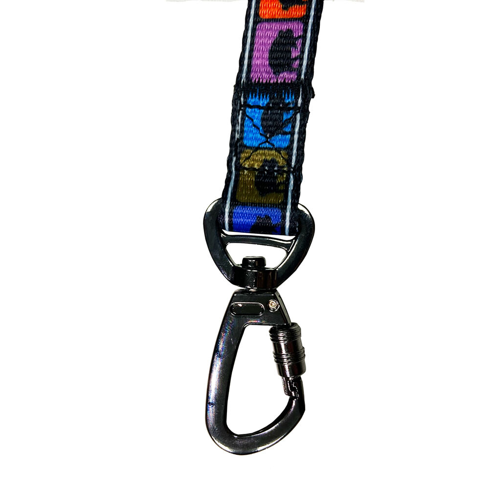 Custom Dog Lead with Secure Metal Carabiner