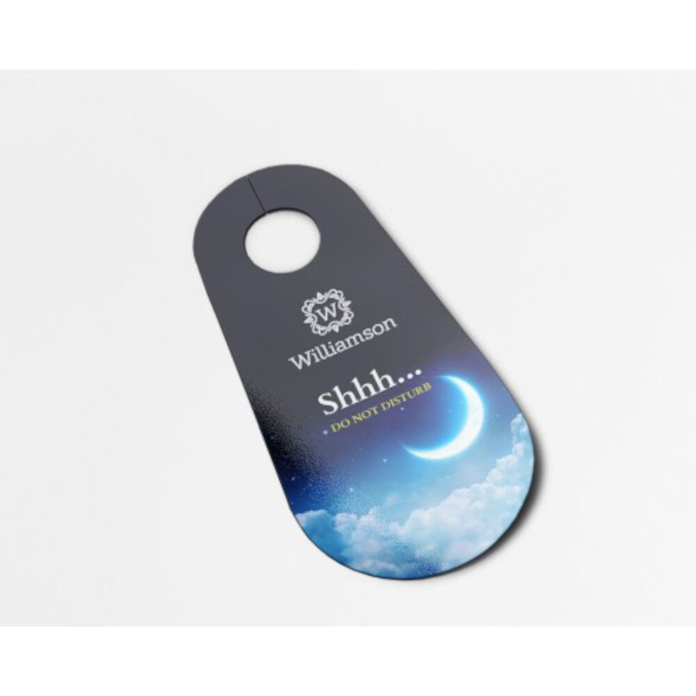 Custom Shaped Bottle Tag or Door Hanger Custom Shaped Bottle Tag or Door Hanger