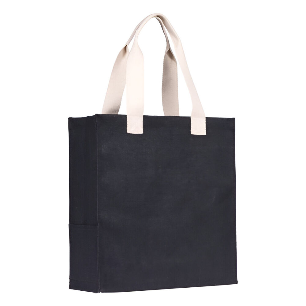 Dargate Eco Jute Tote Bag (black)