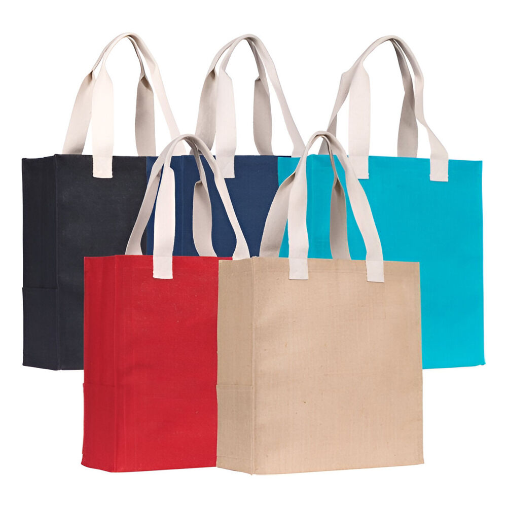 Dargate Eco Jute Tote Bag (full range with natural/undyed version also)