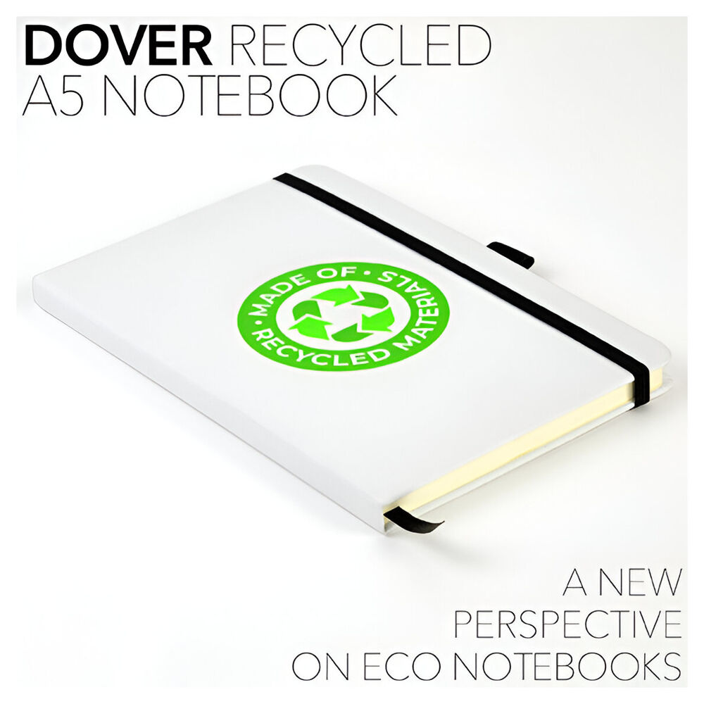 Dover A5 Recycled Notebook (sample branding)