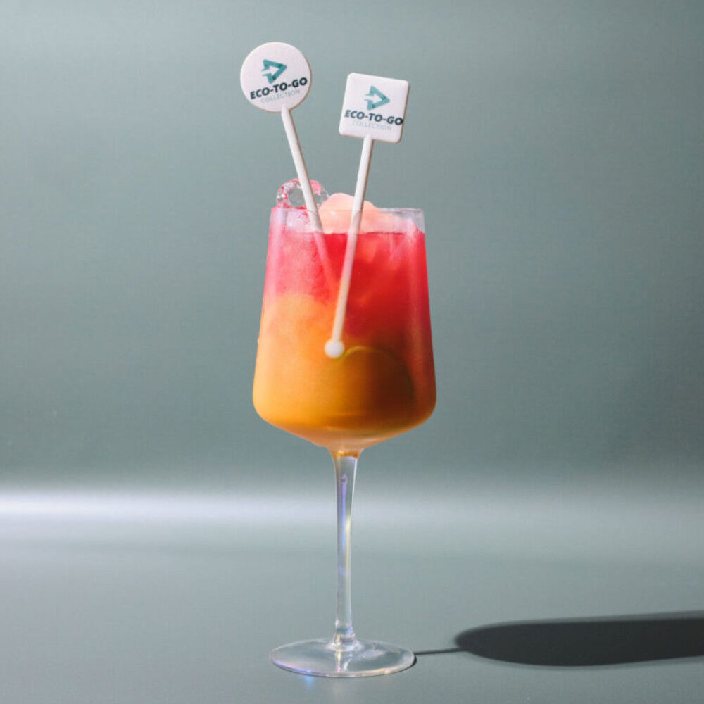 Drinks Stirrers in Biodegradable Recycled Plastic