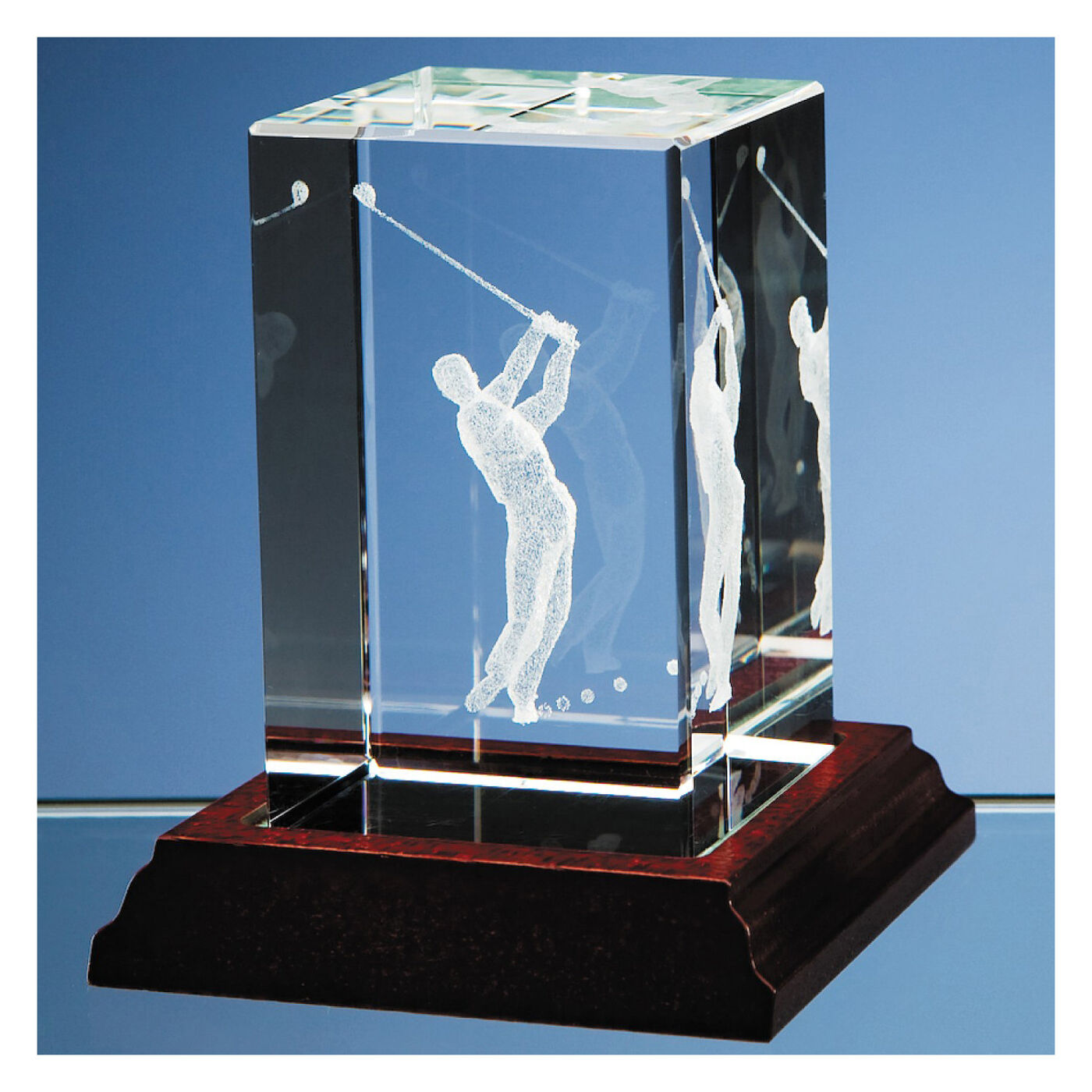 Optical Crystal Block Golfer