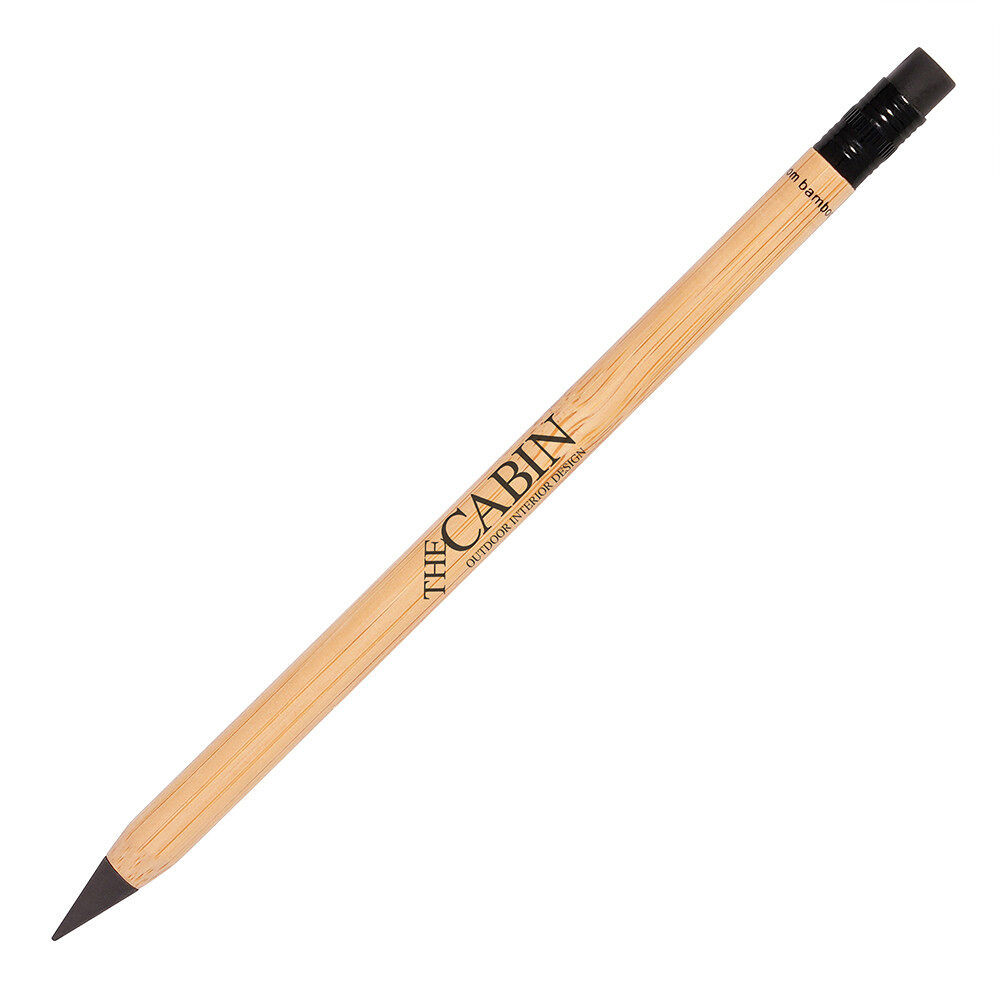 Eternity Pencil (with sample branding and black eraser)