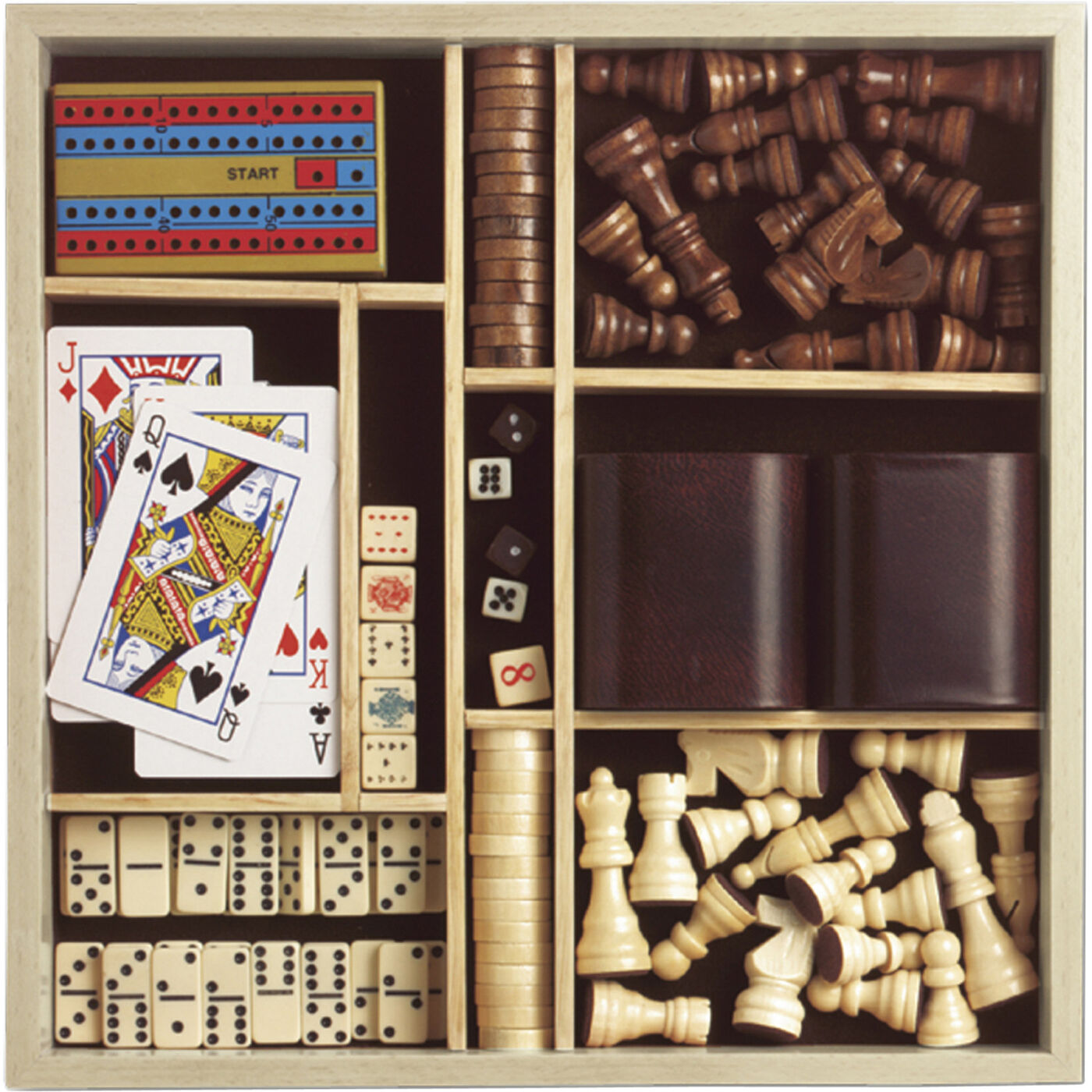 Games Compendiums - Wooden Games Set