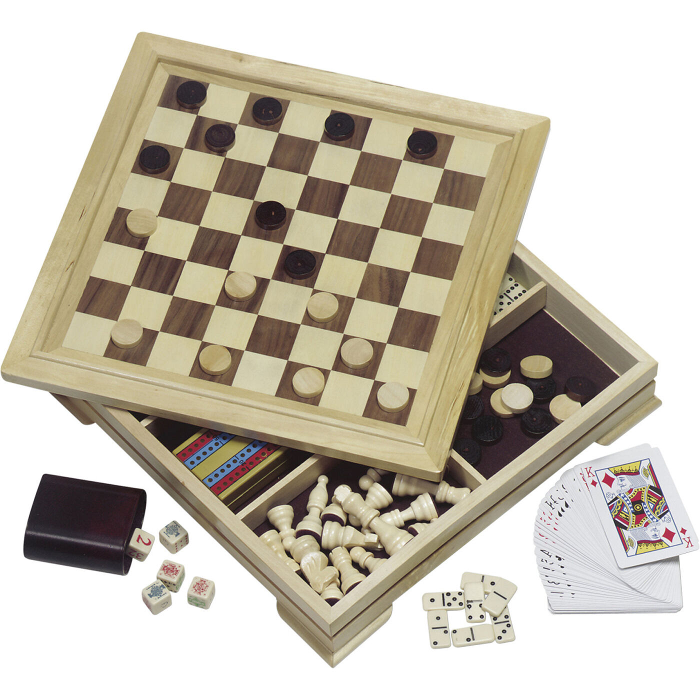 Games Compendiums - Wooden Games Set