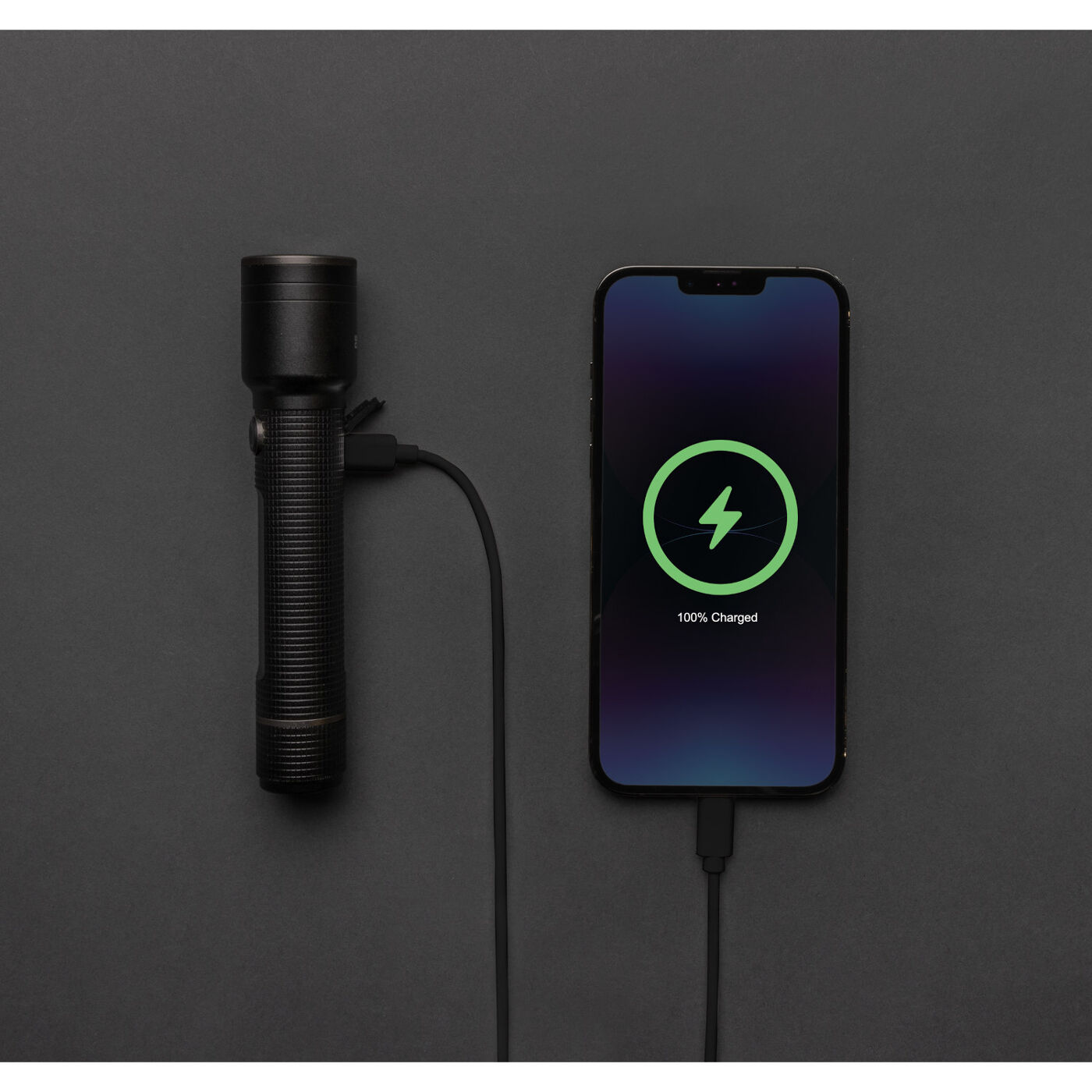 Gear X Torch (charging a phone)