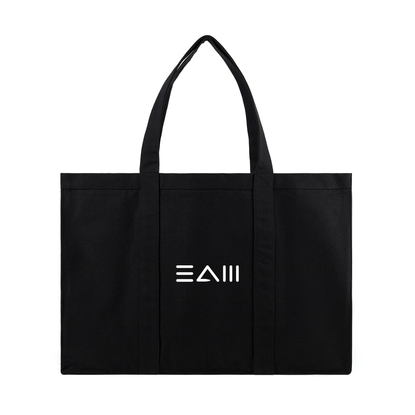 Hilo Maxi Tote (black with sample branding)