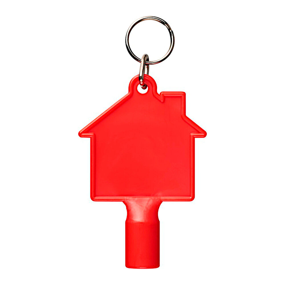 House-Shaped Utility Meter Box Key