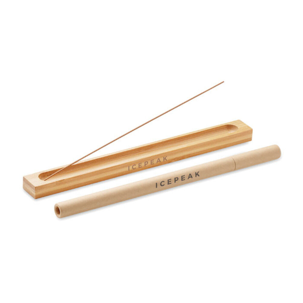 Incense Sticks With Bamboo Holder (sample branding)