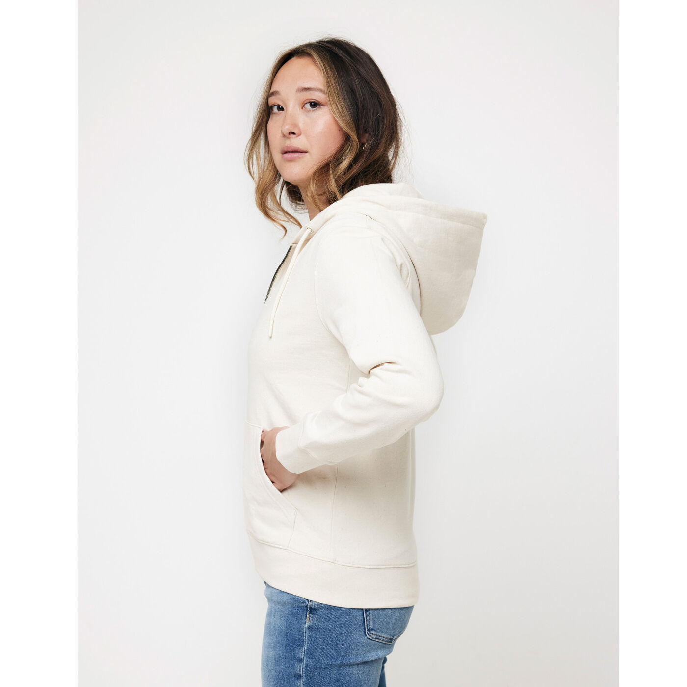 Iqoniq Abisko Recycled Cotton Zip Hoodie