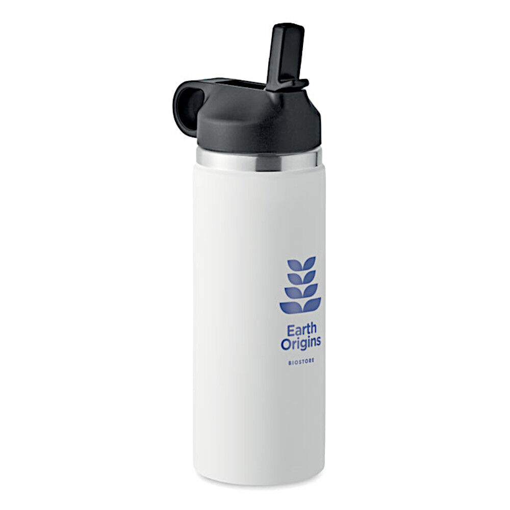 IVALO Recycled Stainless Steel Vacuum Bottle (sample branding)