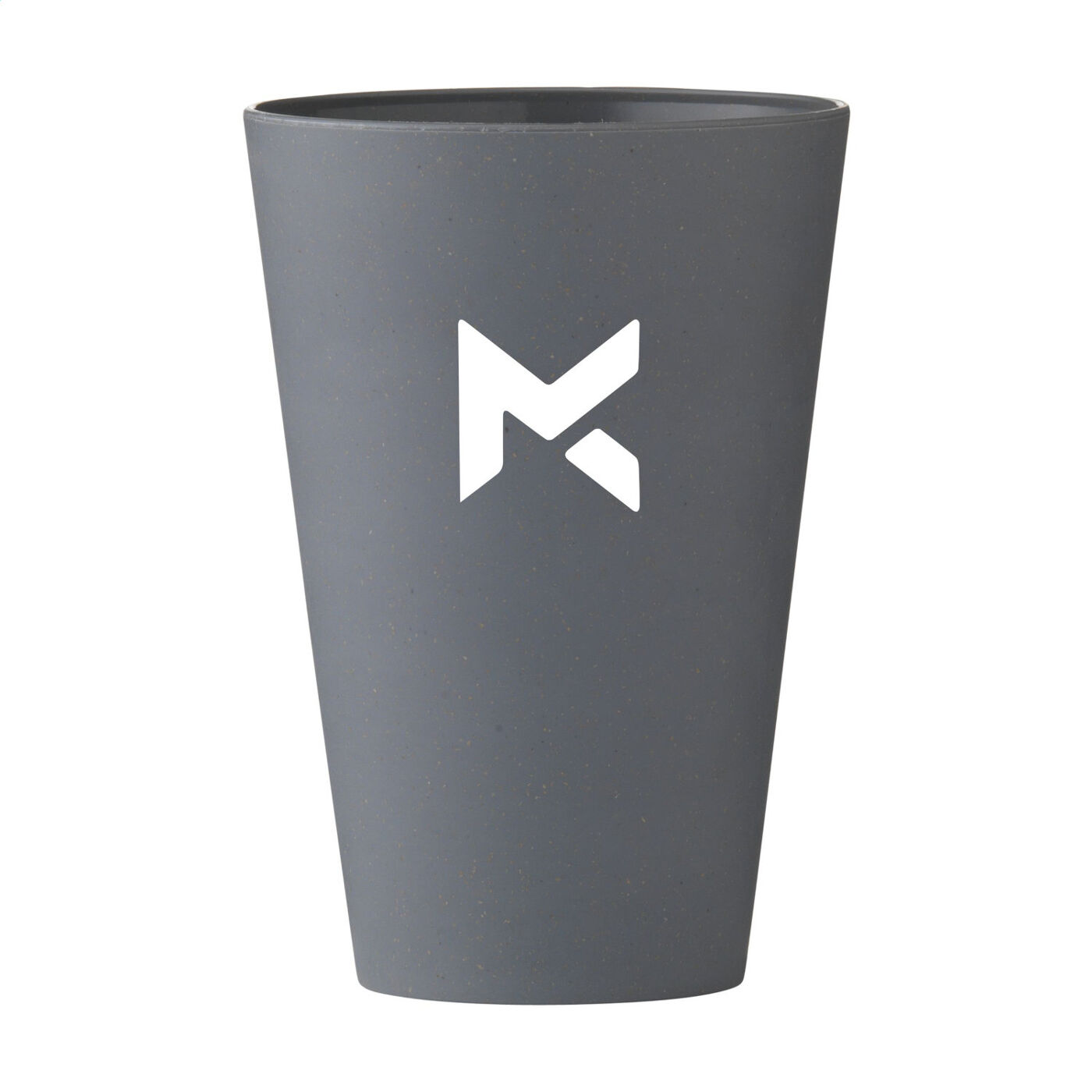 Kenzu ECO Wheat Straw Cup (grey, with sample branding)