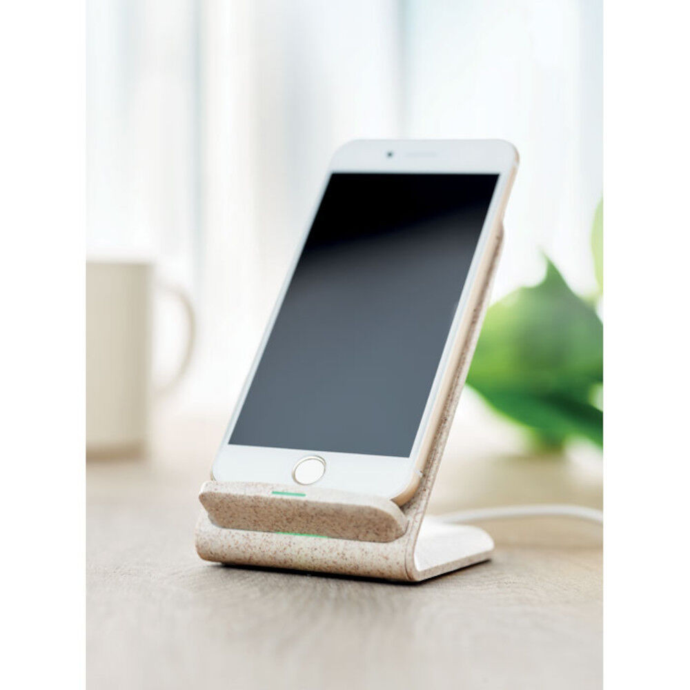 Layaback Wheat Straw Wireless Charging Stand