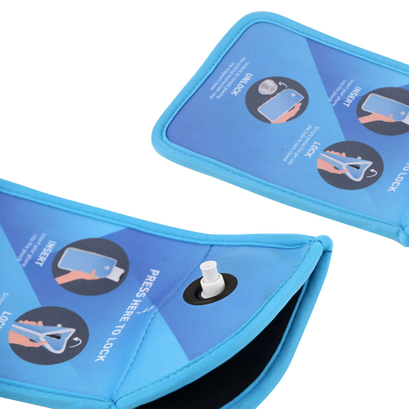 Lockable Phone Pouch with RFID Blocker