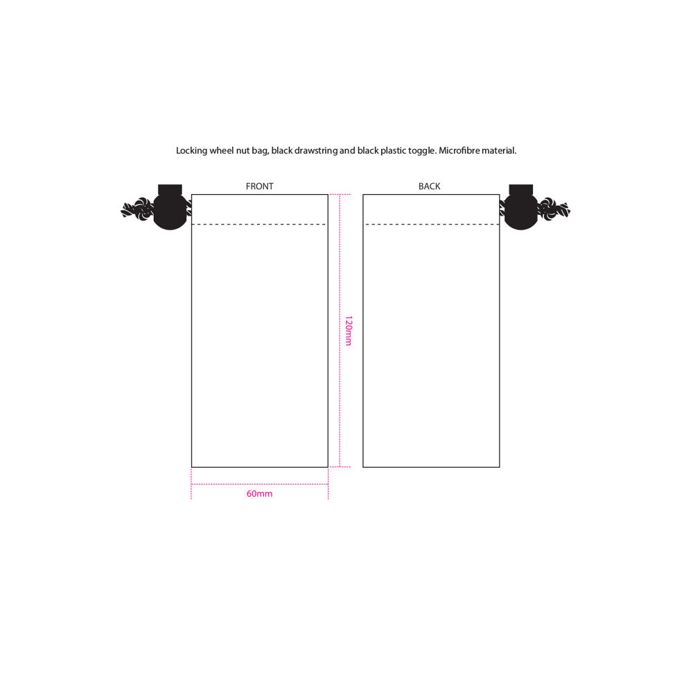 Motor Locking Wheel Nut Bag