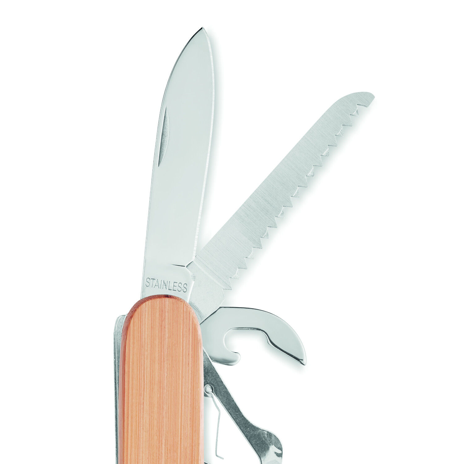 Multifunction Pocket Knife in Bamboo