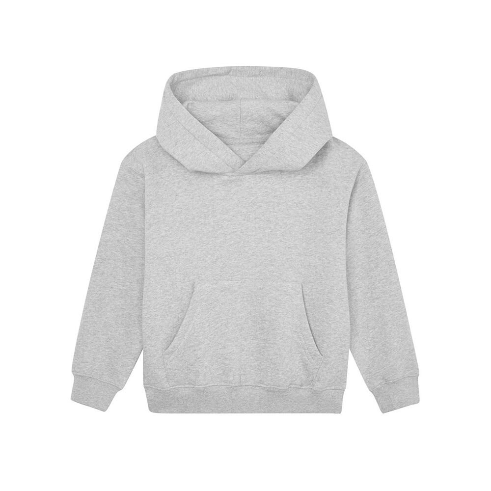 Mantis Kids Essential Hoodie (heather, front view)