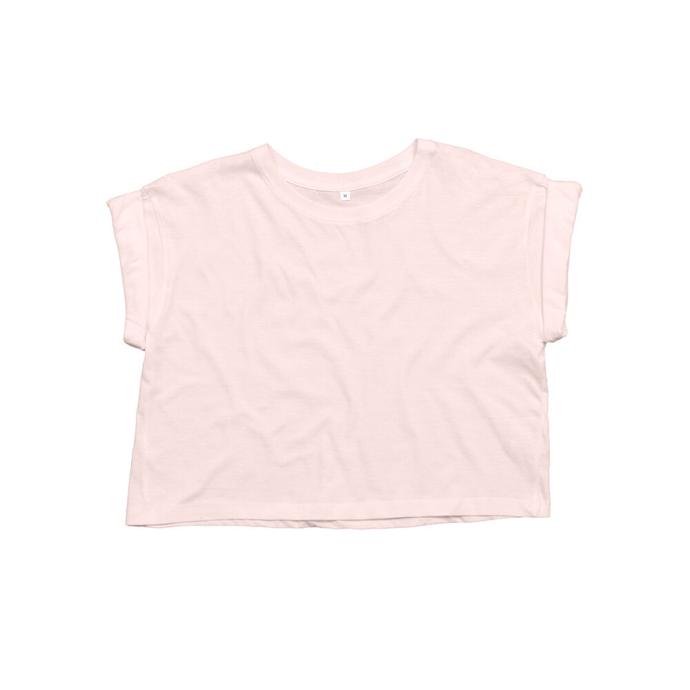 Mantis Ladies Organic Cropped T-Shirt (pink)