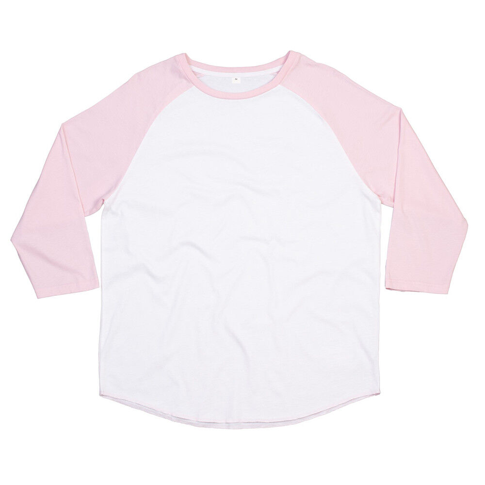 Superstar Baseball Shirt (pure white and soft pink)