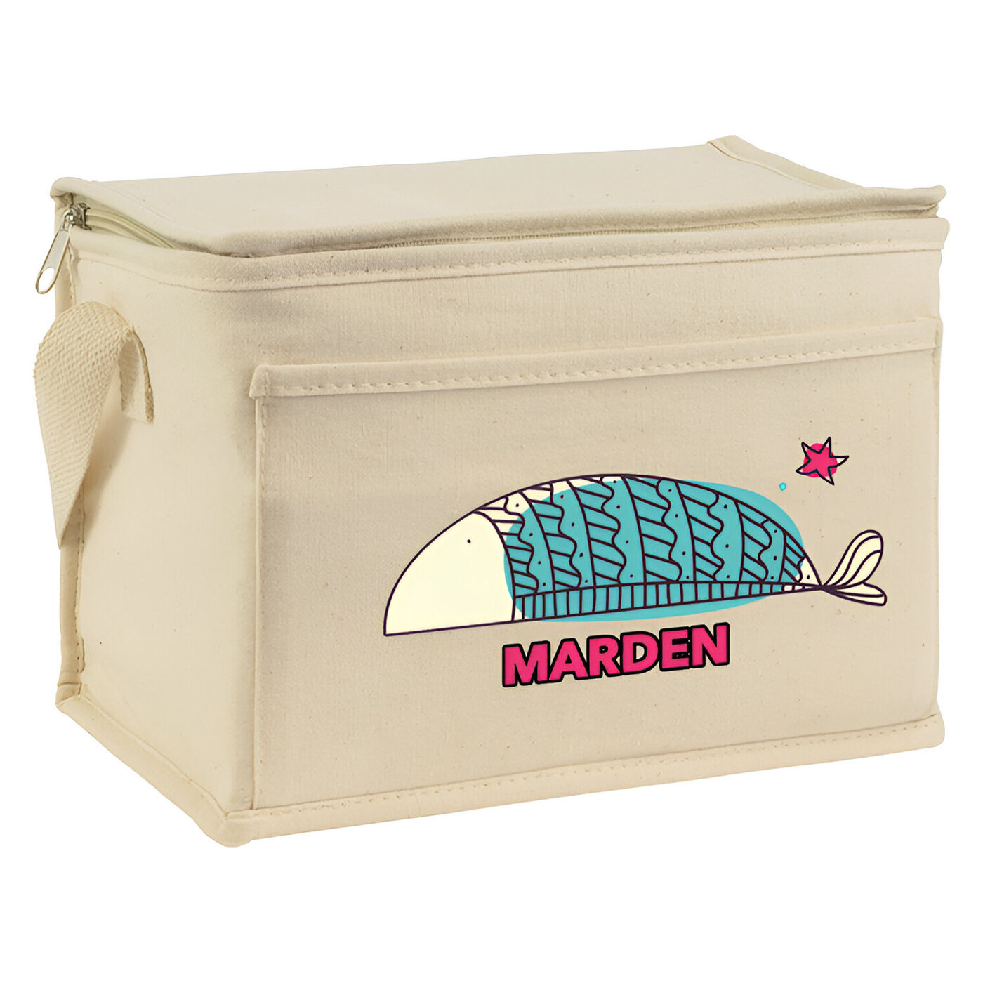 Marden 6-Can Cotton Cooler Bag