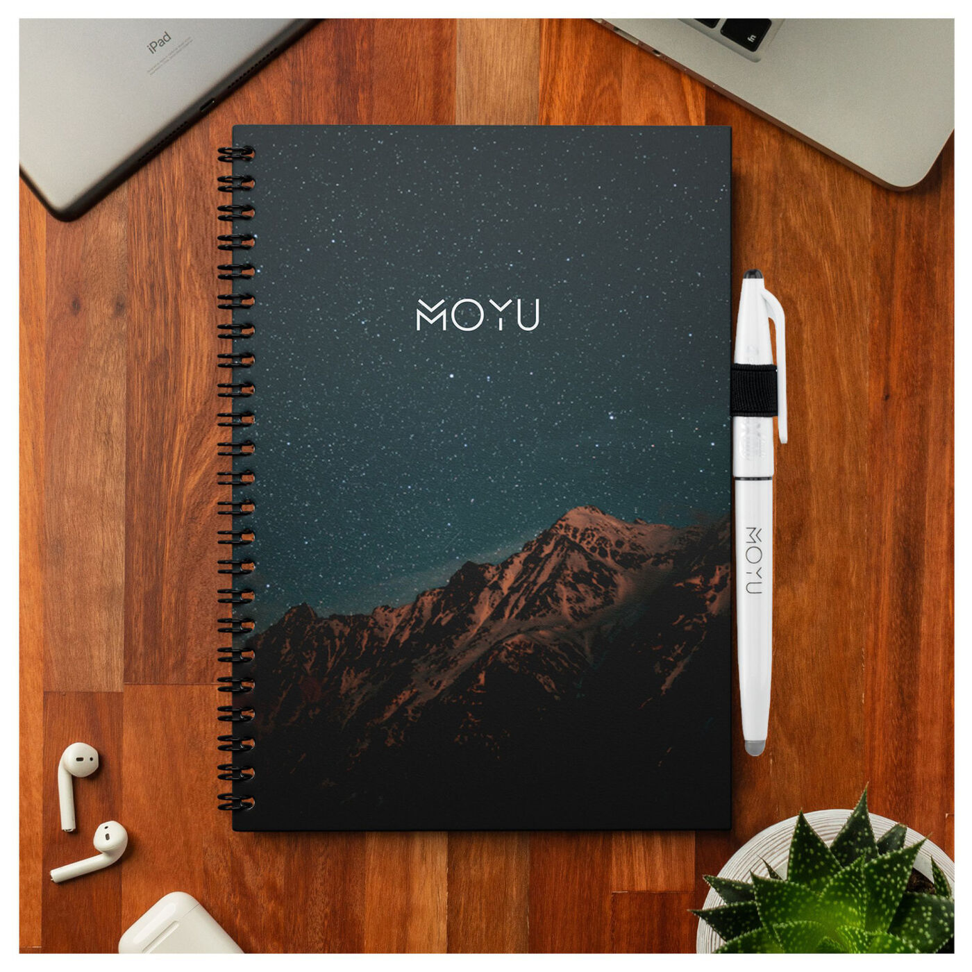 MOYU Erasable Stone Paper Notebook Custom Hardcover