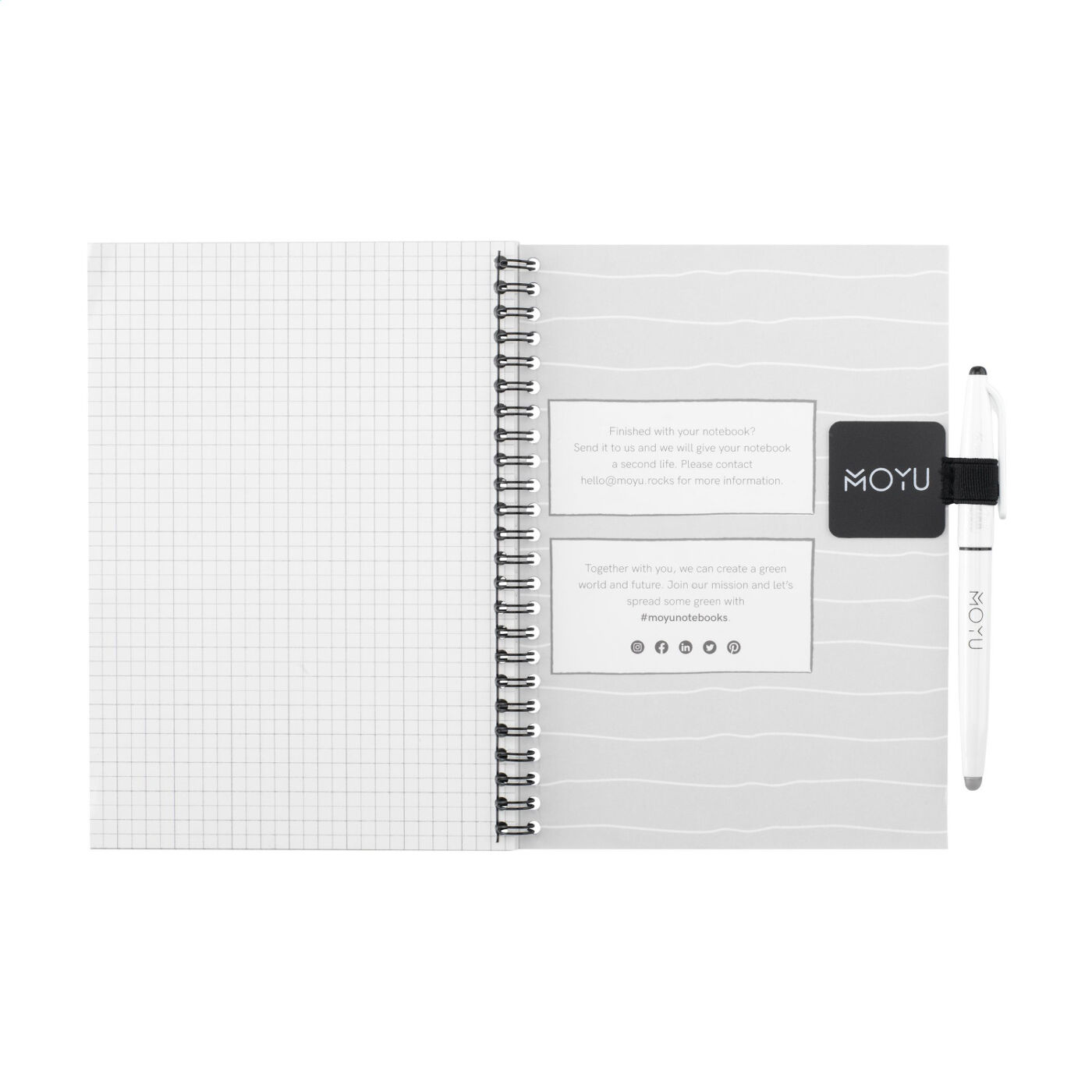 MOYU Erasable Stone Paper Hardcover Notebook