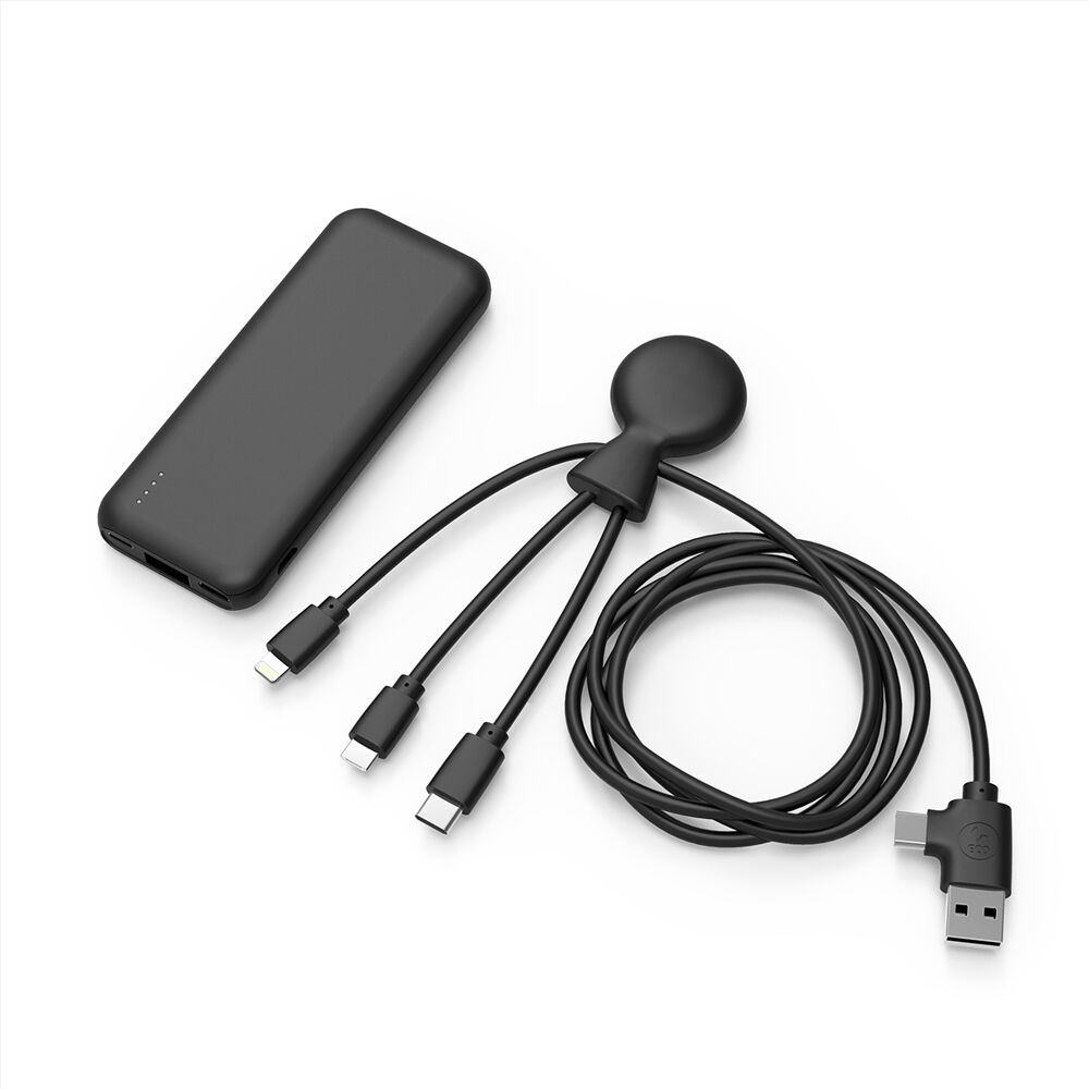 Xoopar Recycled Mr Bio USB Adapter & Powerbank Set