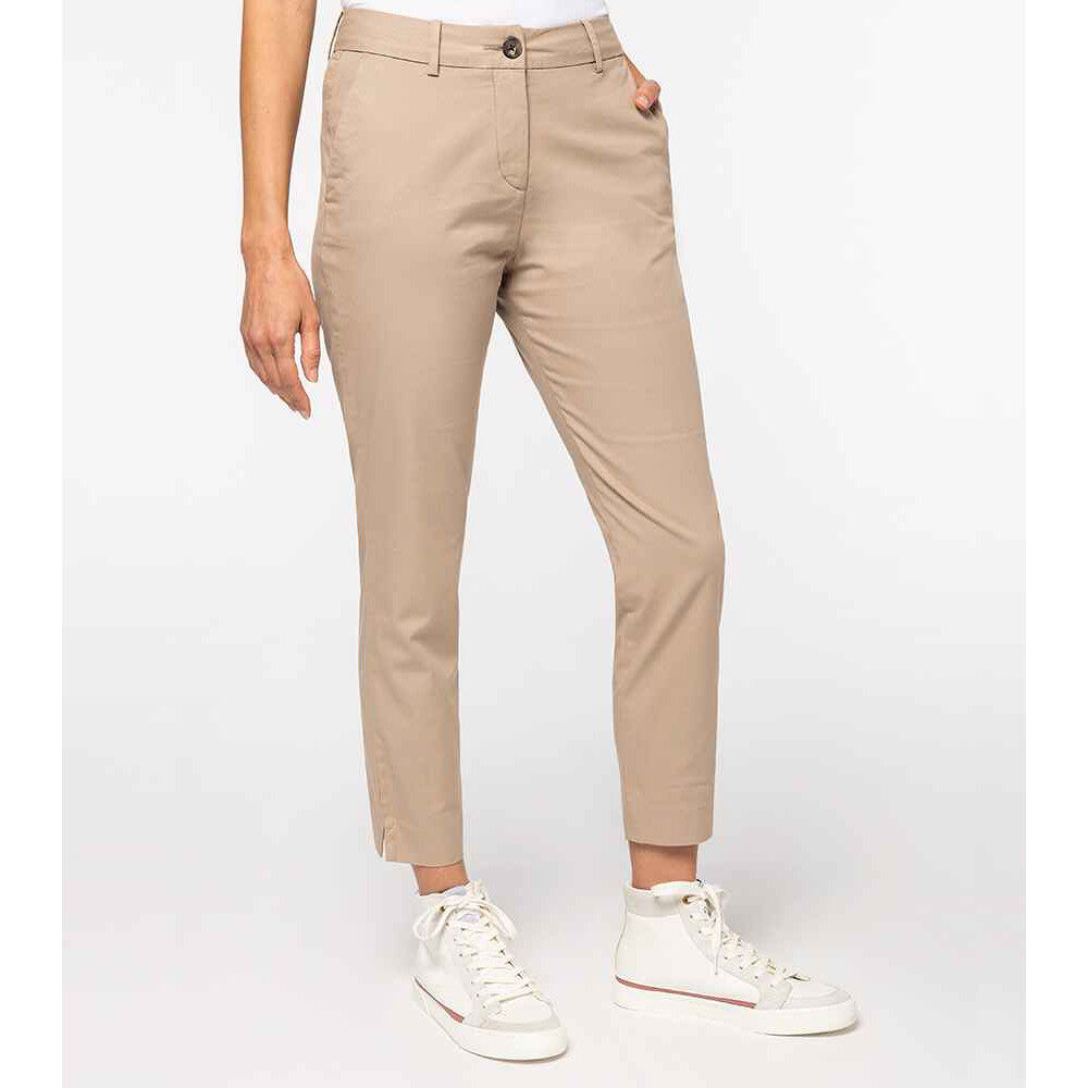 Native Spirit Womens Chino Trousers (wet sand)