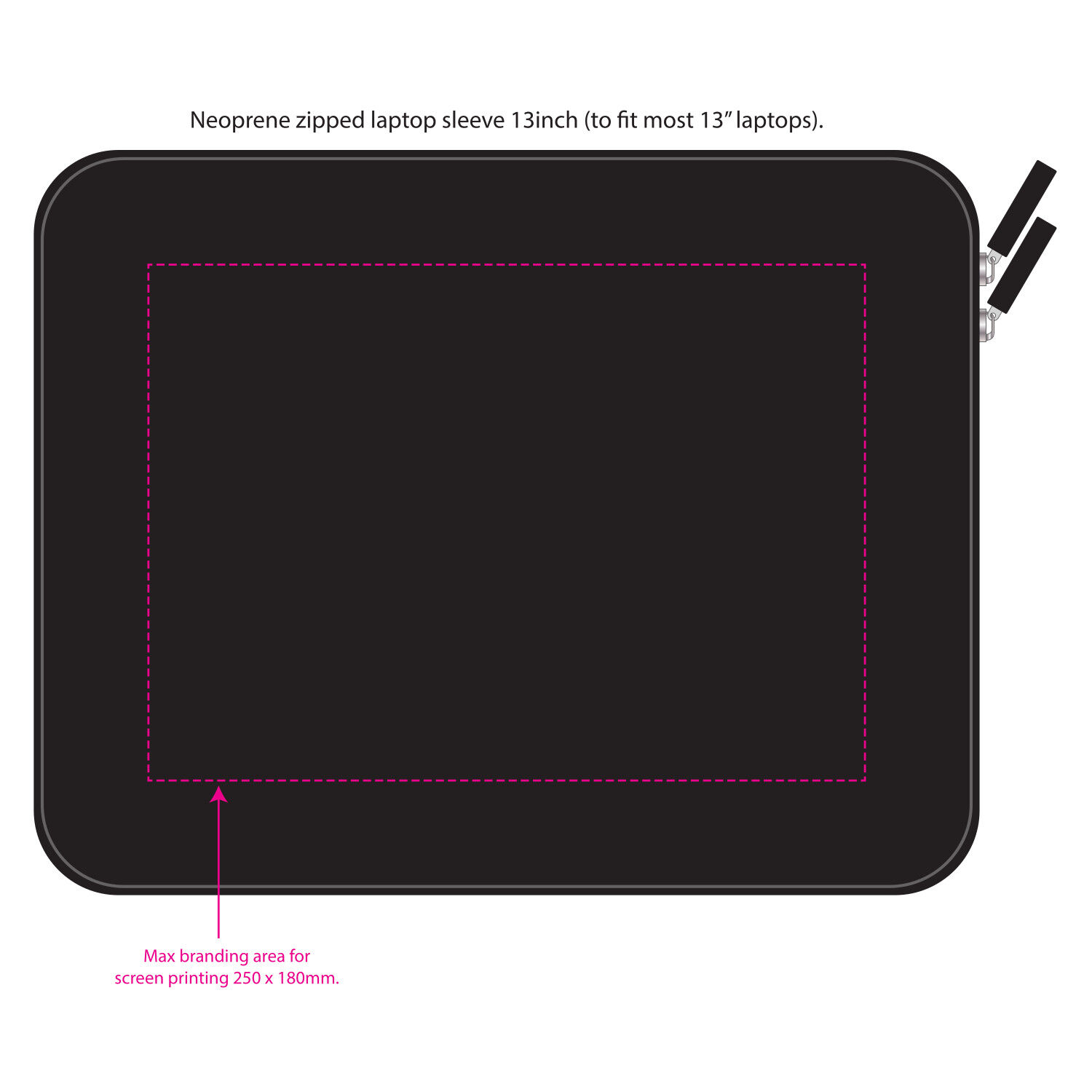 Neoprene Laptop Sleeve   (print template)