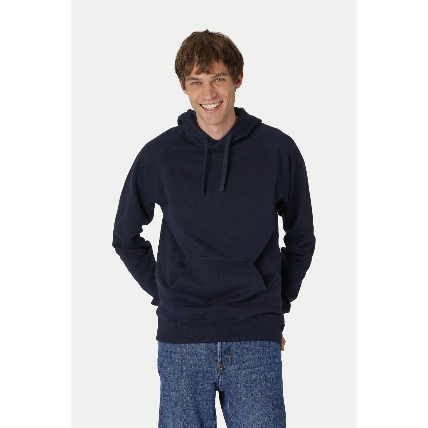 Neutral Tiger Cotton Hoodie (Navy)