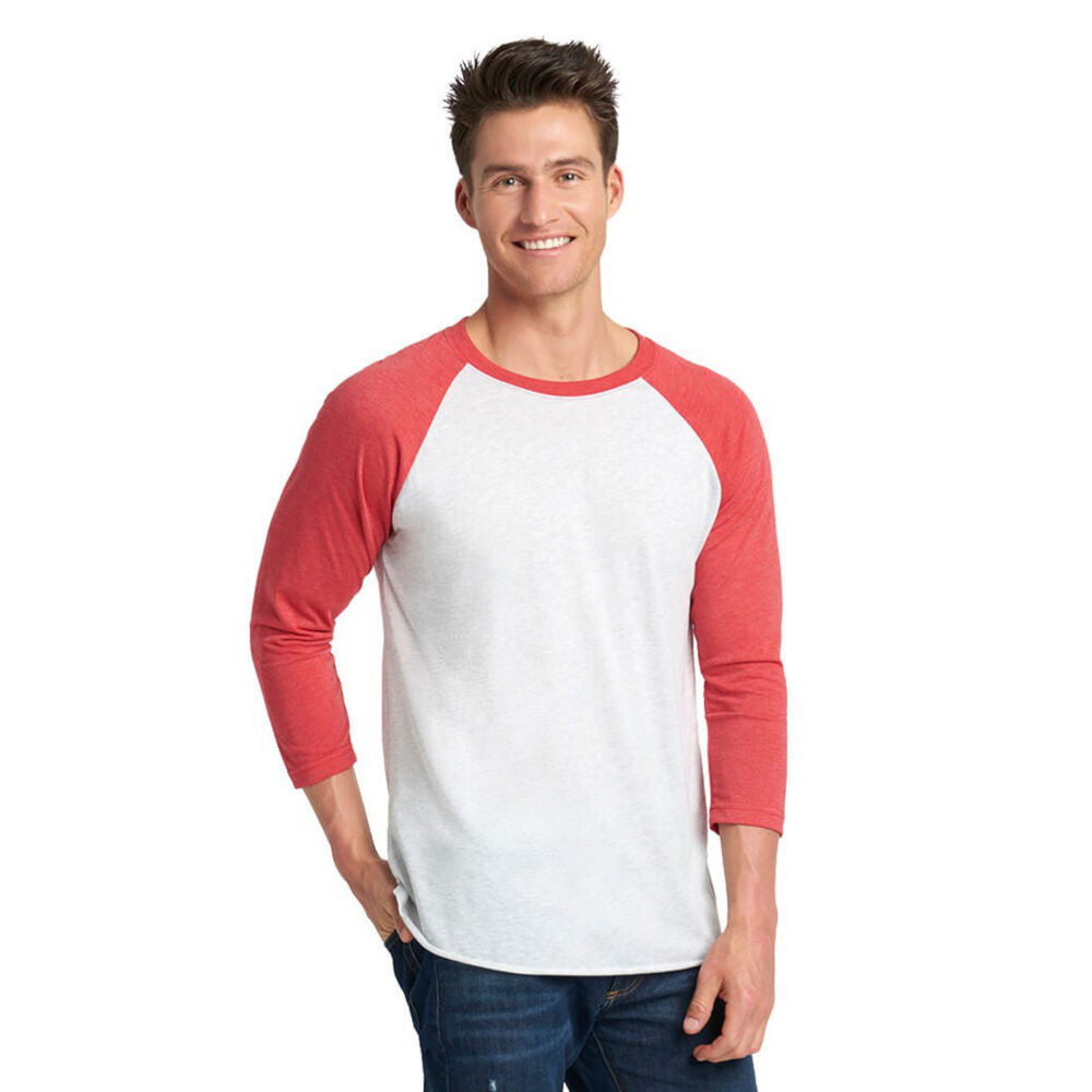 Next Level Tri-Blend 3/4 Sleeve Raglan T-Shirt