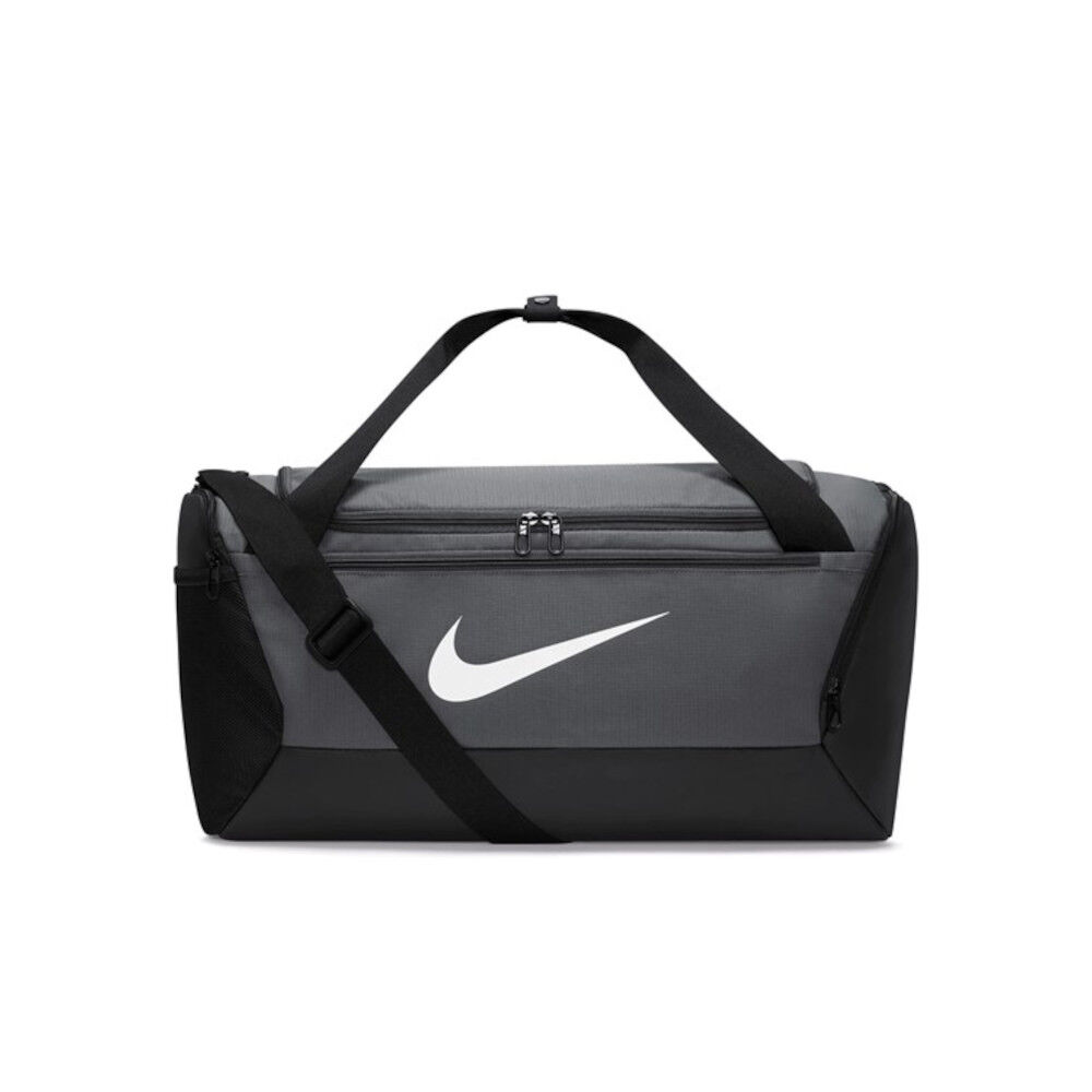 Nike Brasilia Small Duffle Bag 41L (in black/grey)