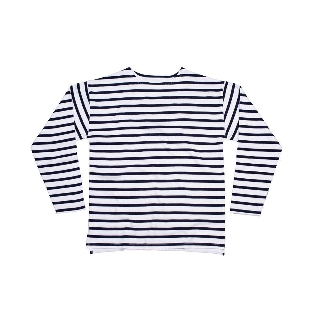 One By Mantis Unisex Breton Shirt (white navy)